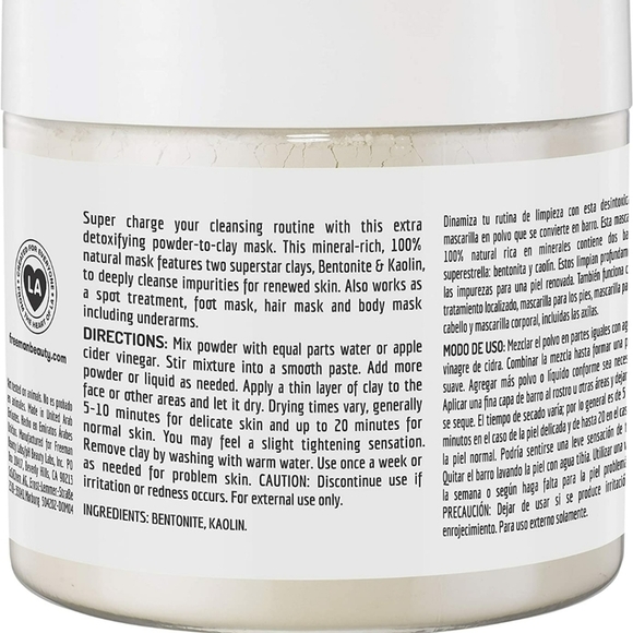 Freeman bentonite clay kaolin powder - Picture 4 of 8